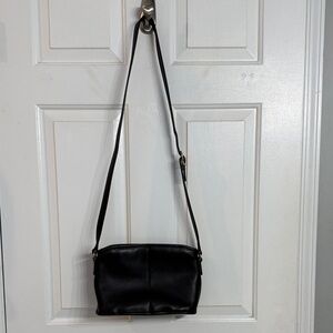Sleek Black Crossbody Bag
